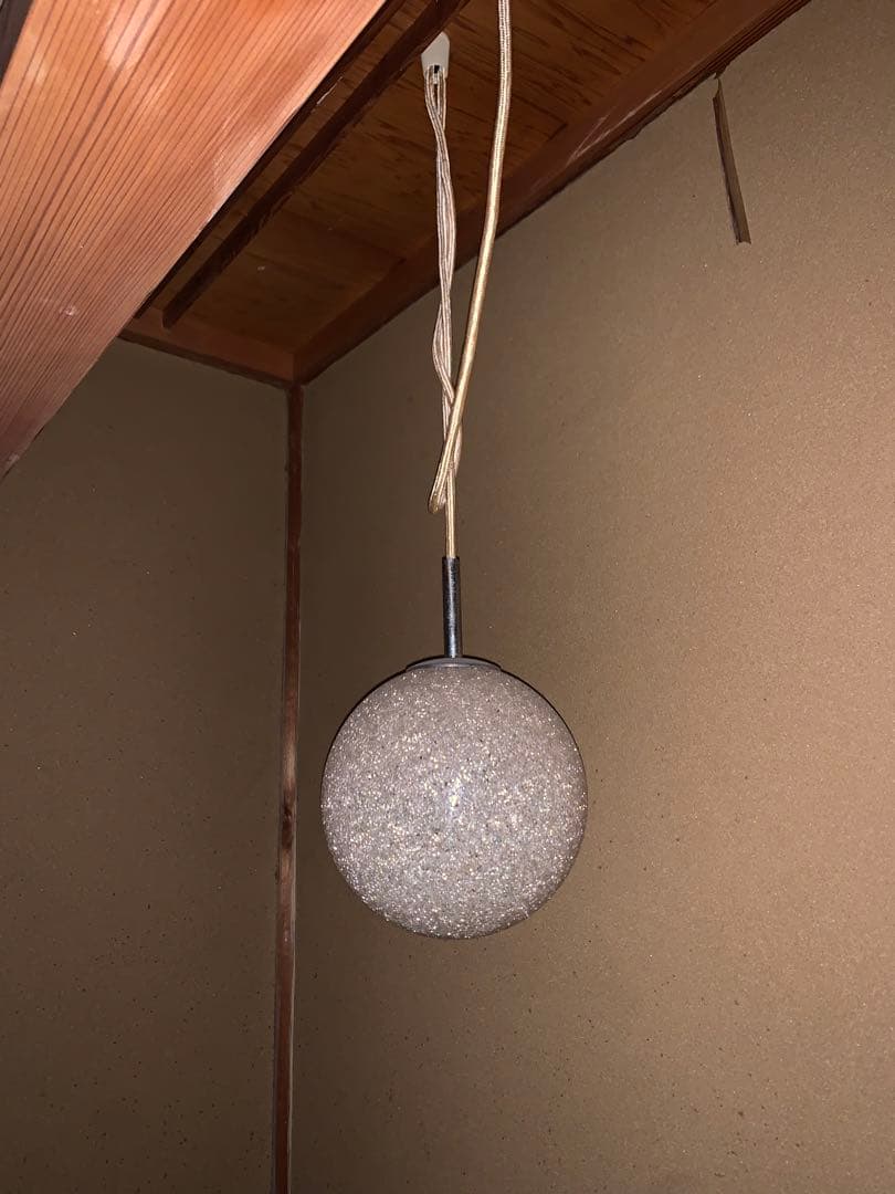 昭和レトロ　アンティークライト　球体