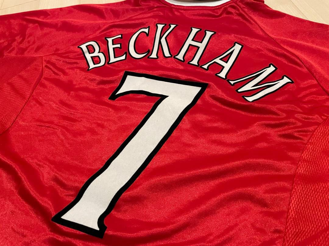 1999年 マンチェスターU ベッカム CL優勝　ユニフォーム #7