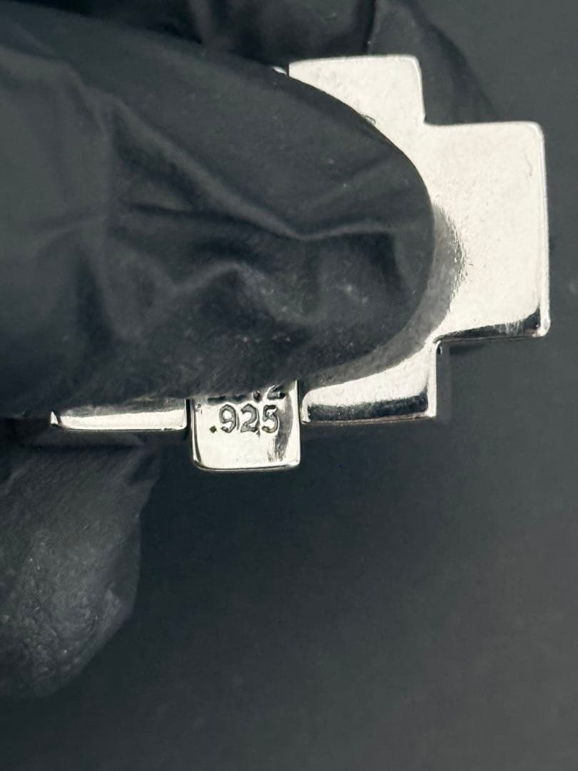 ブレスレット ボックス クロス クラシック プレーン シルバー925