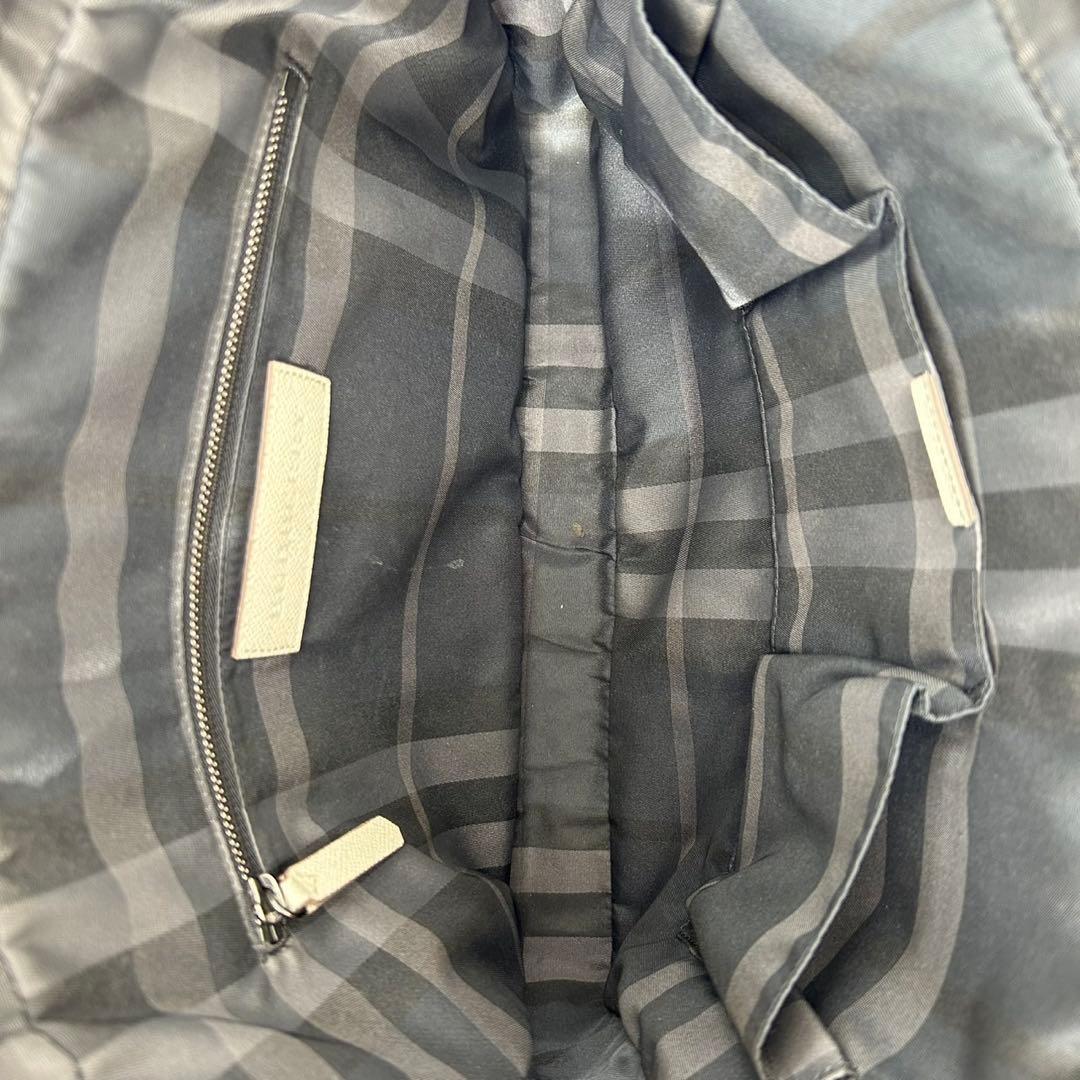 【美品/鍵付き】バーバリー トートバッグ ビジネスバッグ レザー 手提げ A4可