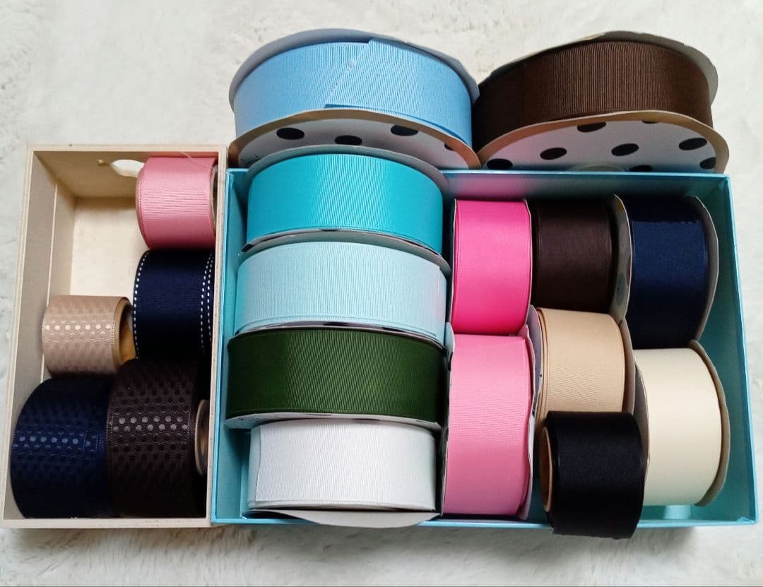 グログランリボンセット 多色 　在庫処分