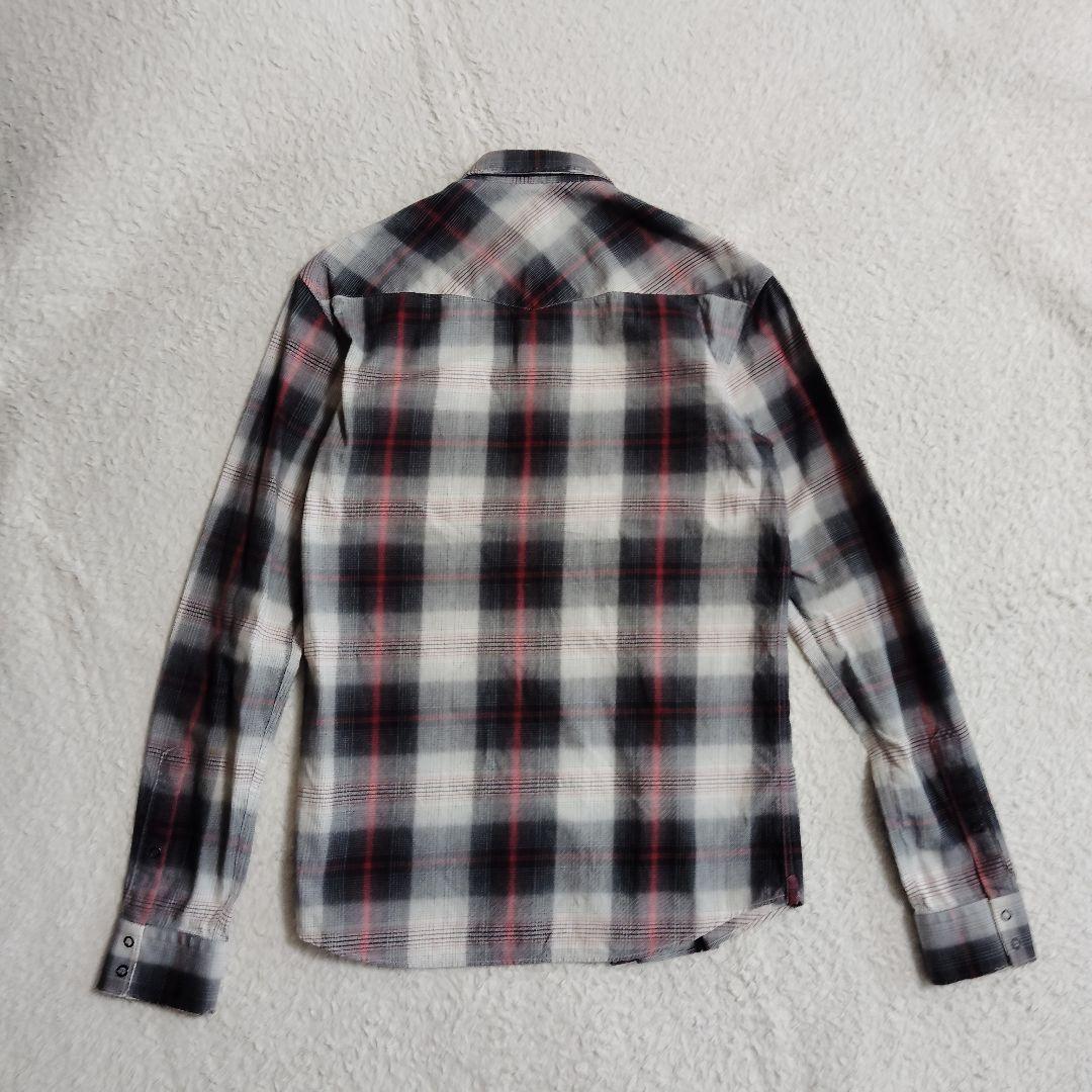 バルマンオム ダメージ加工 ウエスタン シャツ 38 Balmain Homme