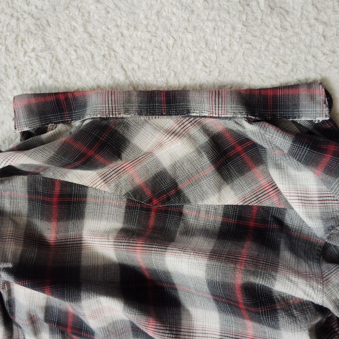 バルマンオム ダメージ加工 ウエスタン シャツ 38 Balmain Homme