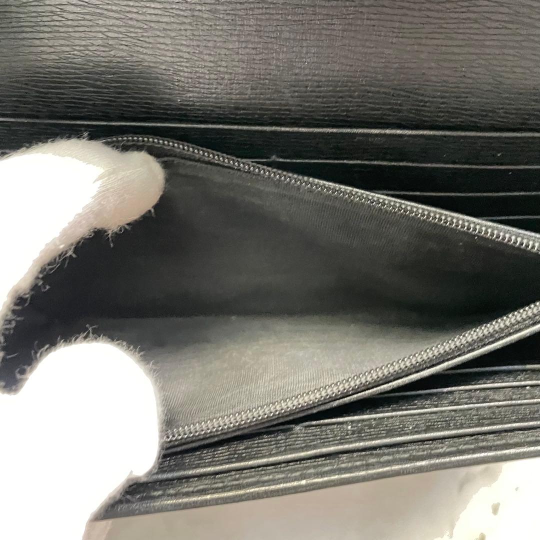 GUCCI グッチ フラップ 長財布　GG 金具　2つ折り財布　0107-④