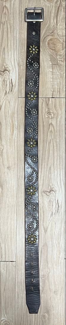 HTC フラワースタッズベルト 32インチ 約76〜約86センチ アメカジ