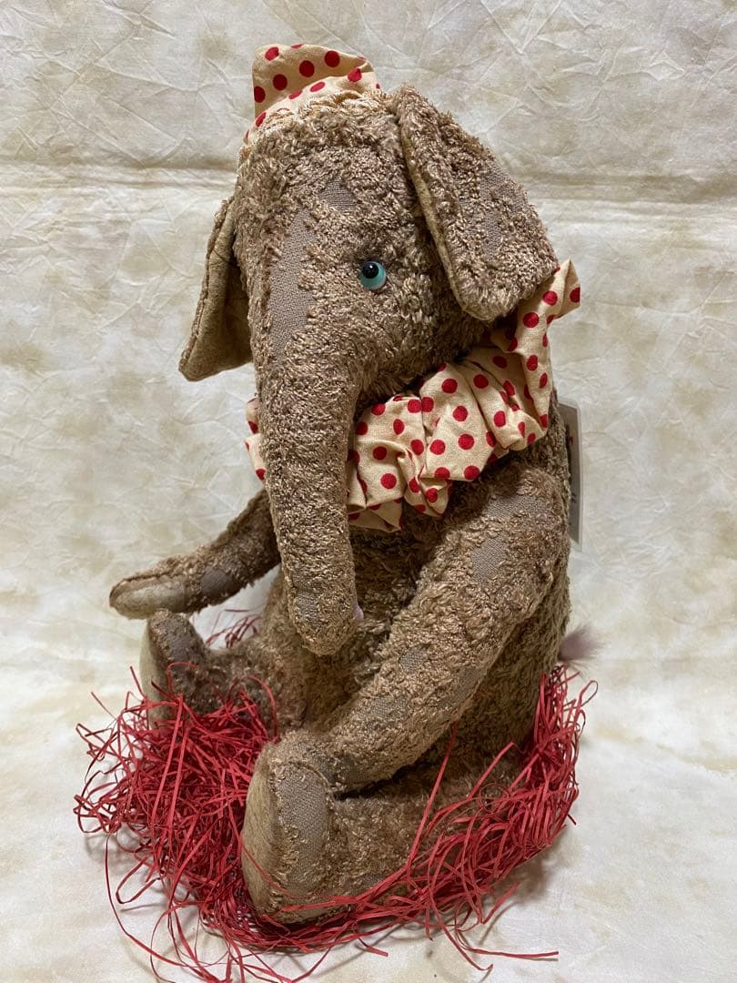 アーティストベア　国内作家　アンティーク風ぞうさん