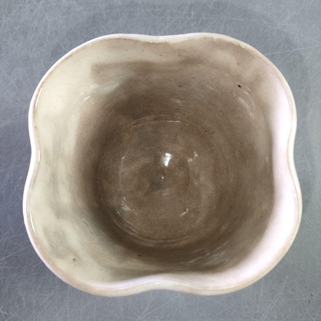 A1207-7/虎渓山 水月窯/粉吹風向付5客/共箱/小鉢/湯呑/懐石道具/