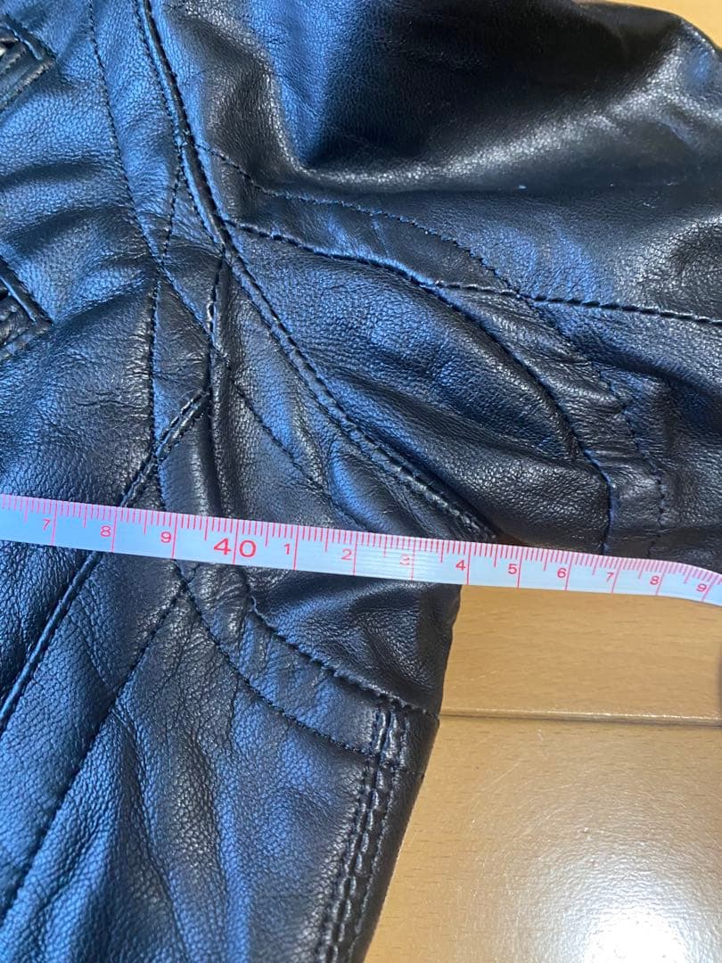 レザーライダースブルゾン MA_JULIUS サイズ0レディースサイズ ユリウス