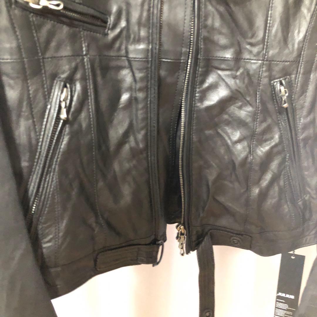 レザーライダースブルゾン MA_JULIUS サイズ0レディースサイズ ユリウス