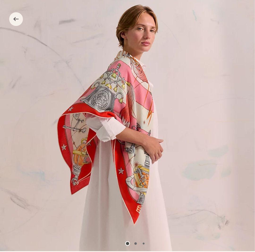 カレジェアン カシミアシルク スカーフ 《コーラス・ステラルム》