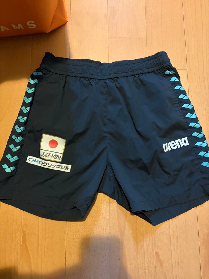 arenaハーフパンツ 競泳日本代表