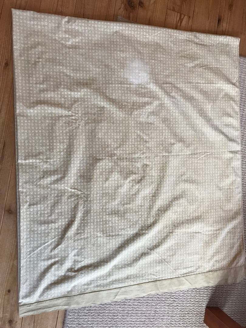 ヨーガンレール　シーツ　天然染料　絞り染め