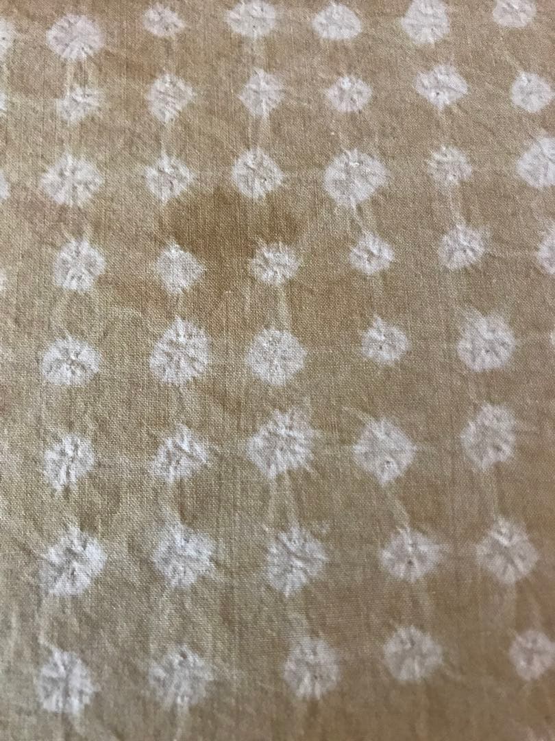 ヨーガンレール　シーツ　天然染料　絞り染め