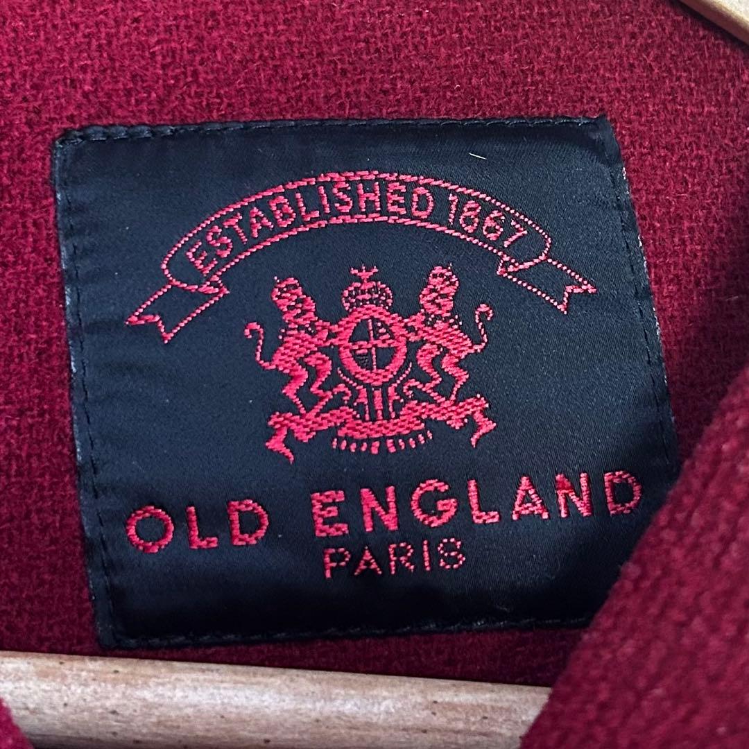 【XL】OLD ENGLAND ダッフルコート ヘリンボーン　ウール　英国製