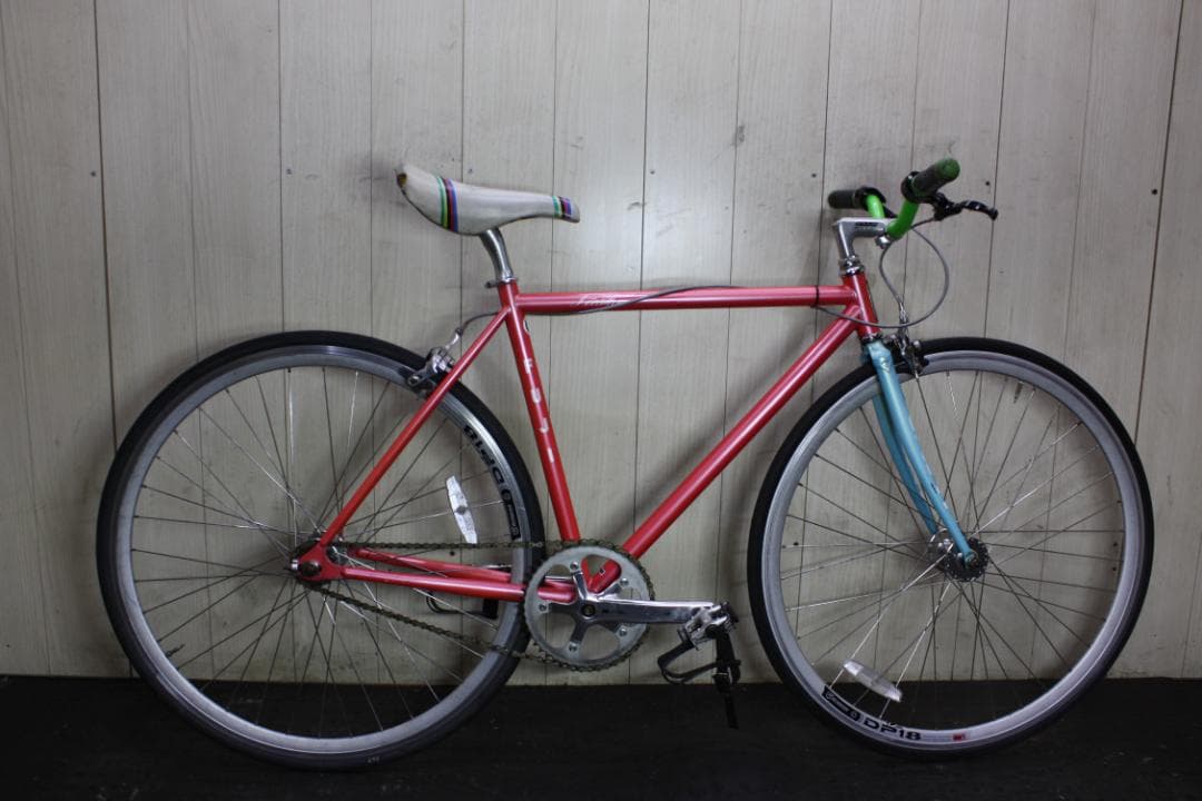 あ*る様 FUJI FEATHERフェザー700C クロモリ 490mm シング