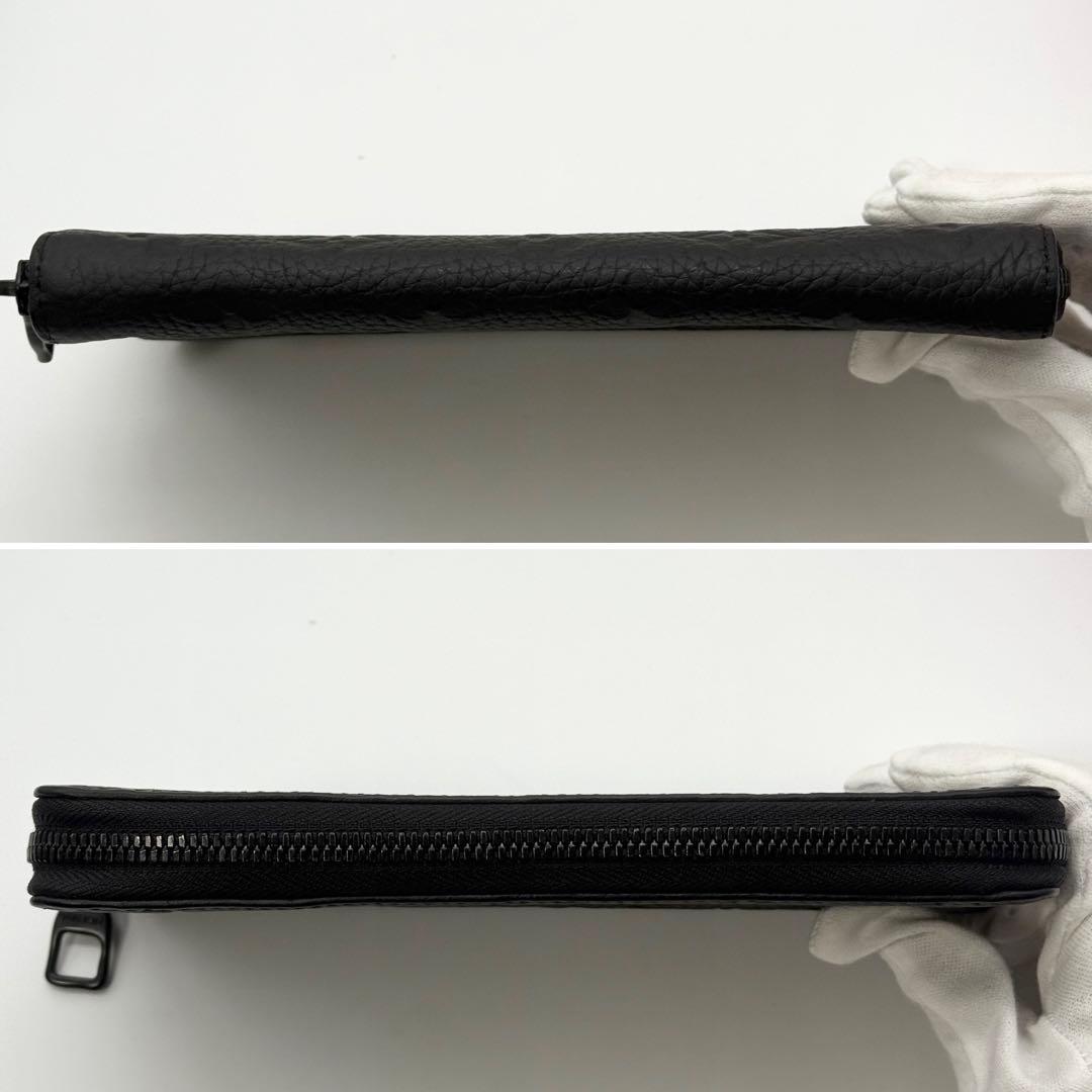 極美品 IC内蔵✨ルイヴィトン モノグラム トリヨン ヴェルティカル 長財布 黒