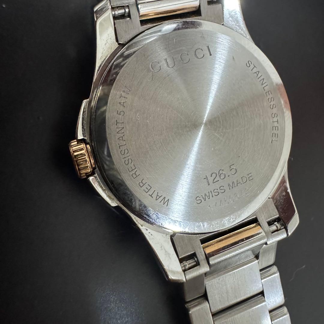稼働品　GUCCI Gタイムレス シルバー ゴールド 時計 レディース