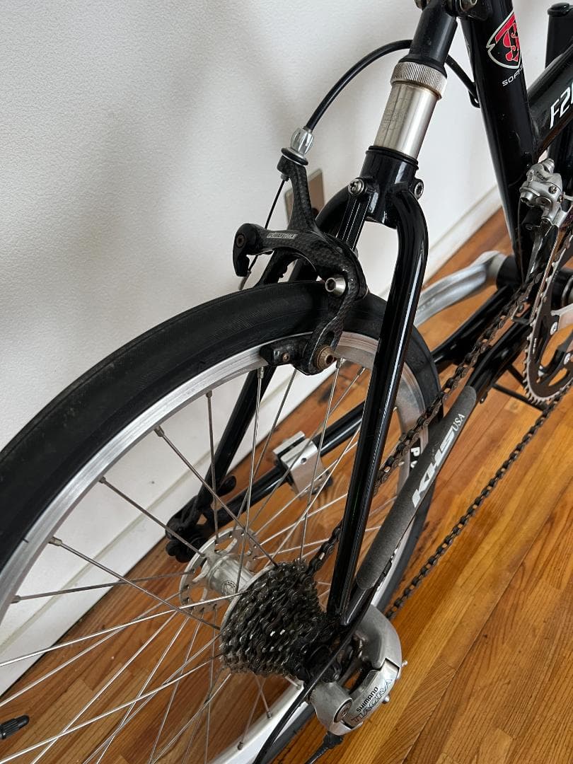 KHS F20-R 折りたたみ自転車 黒　ブルバー・ブレーキ付属