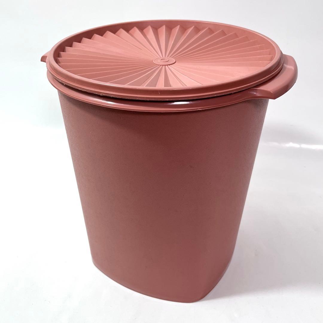 て43【特大サイズ】タッパーウェア マキシクイーンデコレーター サーモンピンク