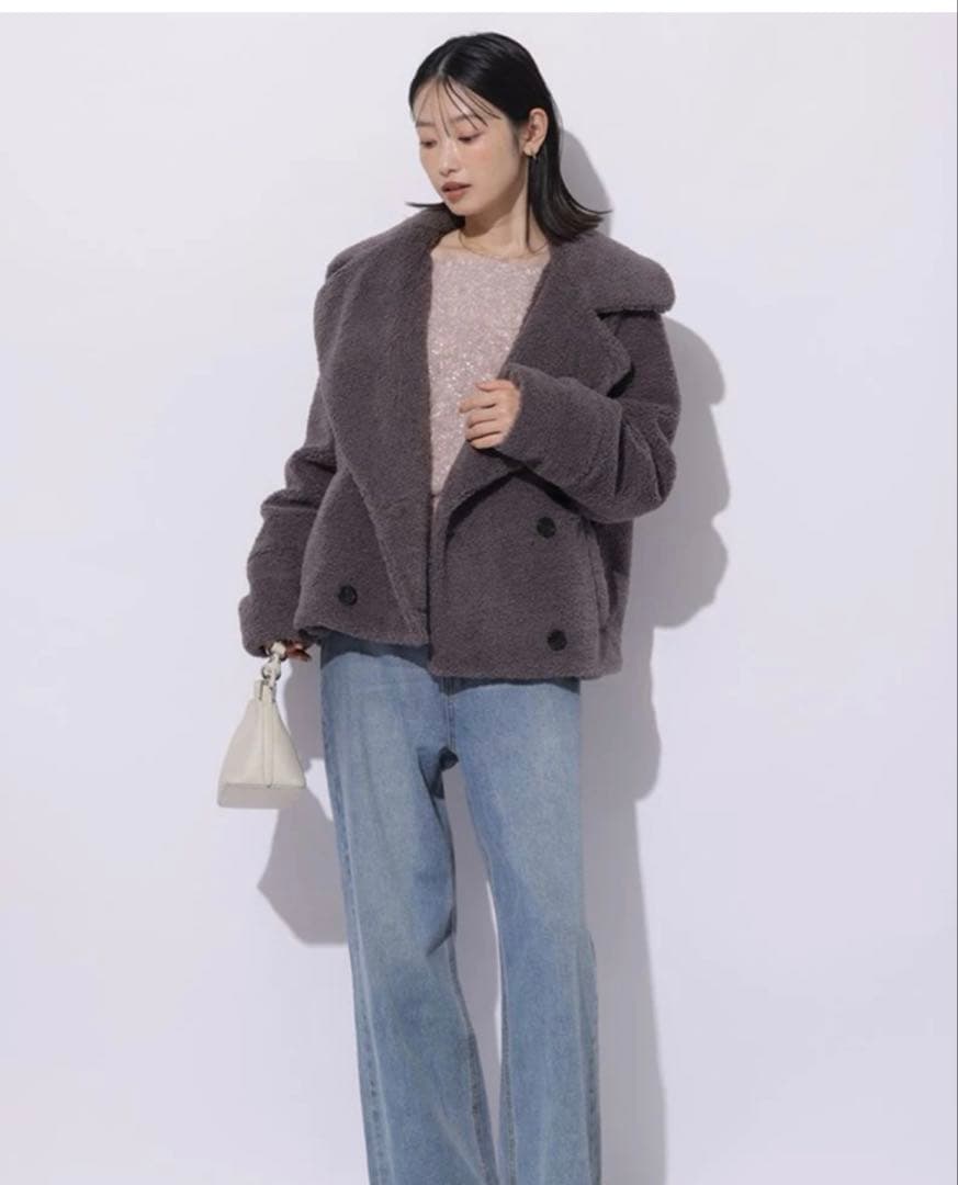 【新品】2025AW マイストラーダ　ボアショートコート Sサイズ 36