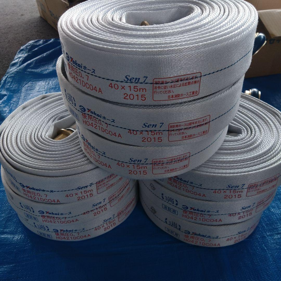 消防ホース９本セット③　屋内消火栓ホース