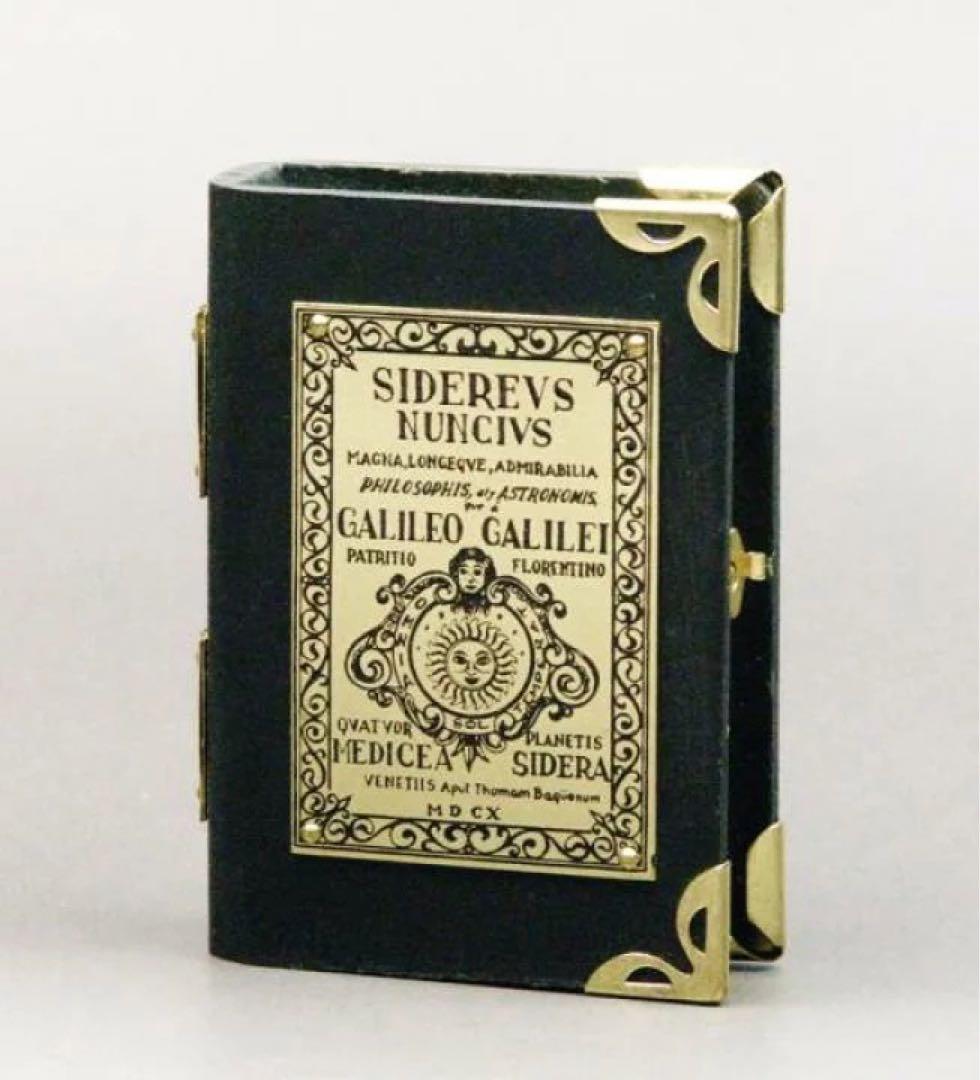 【ヘリオス】ブック型携帯日時計　15世紀復刻品　アンティークスタイル