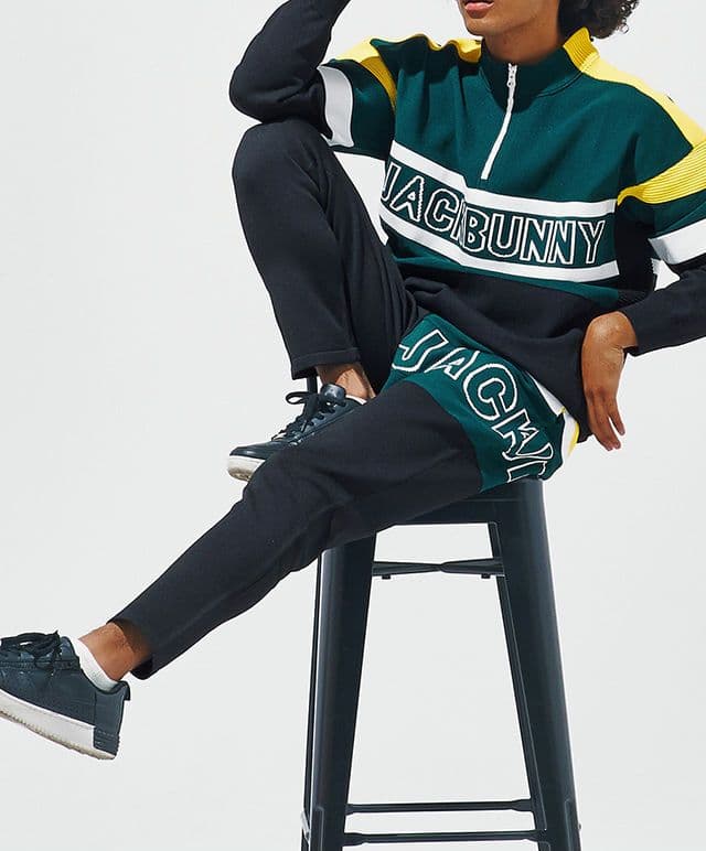 新品・タグ無し　Jack Bunny!! ゴルフウェア　ハーフジッパーセーター