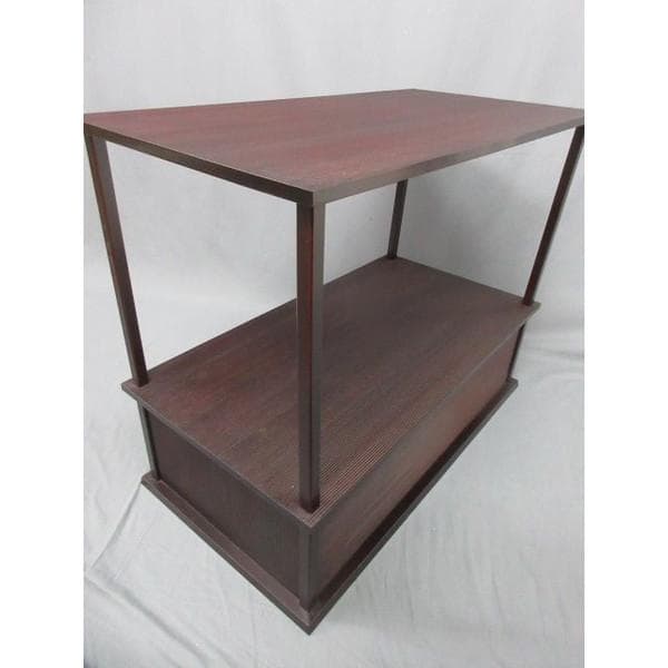 京塗師市川準斎糸目紹鴎棚組立式共箱附き [B28499]