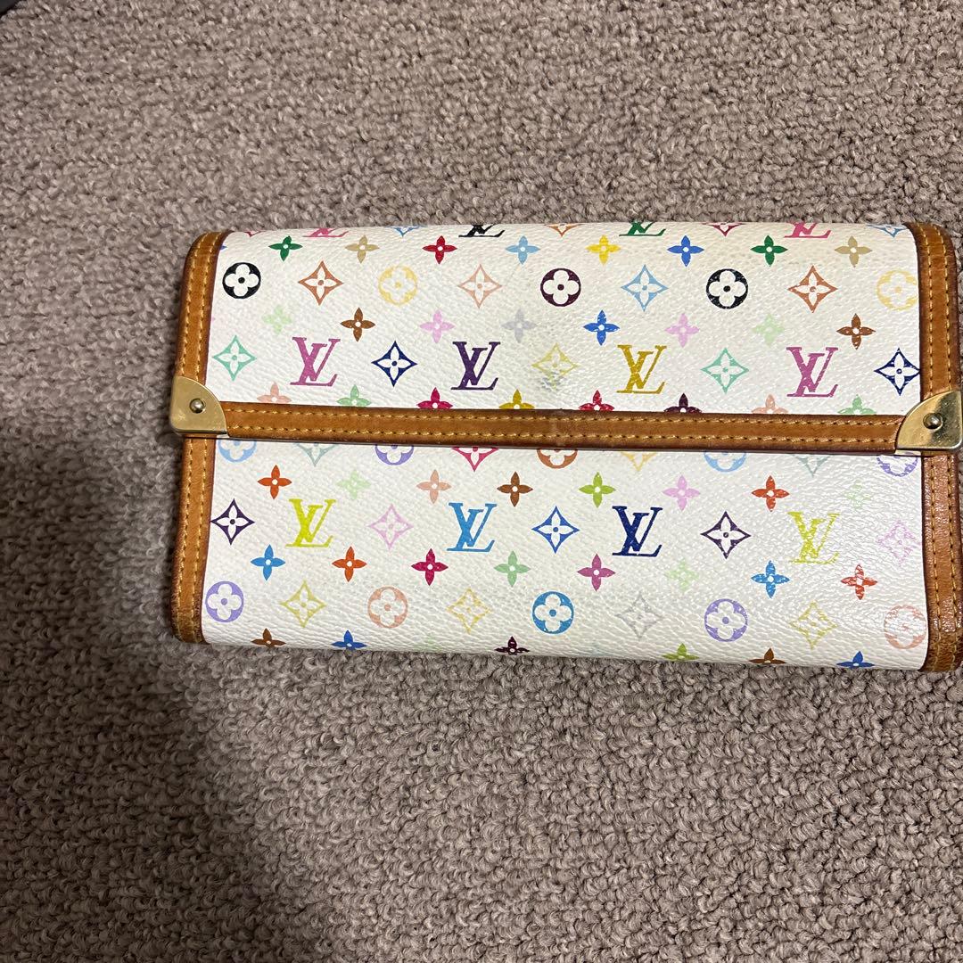 Louis Vuitton モノグラム・マルチカラー 三つ折り財布