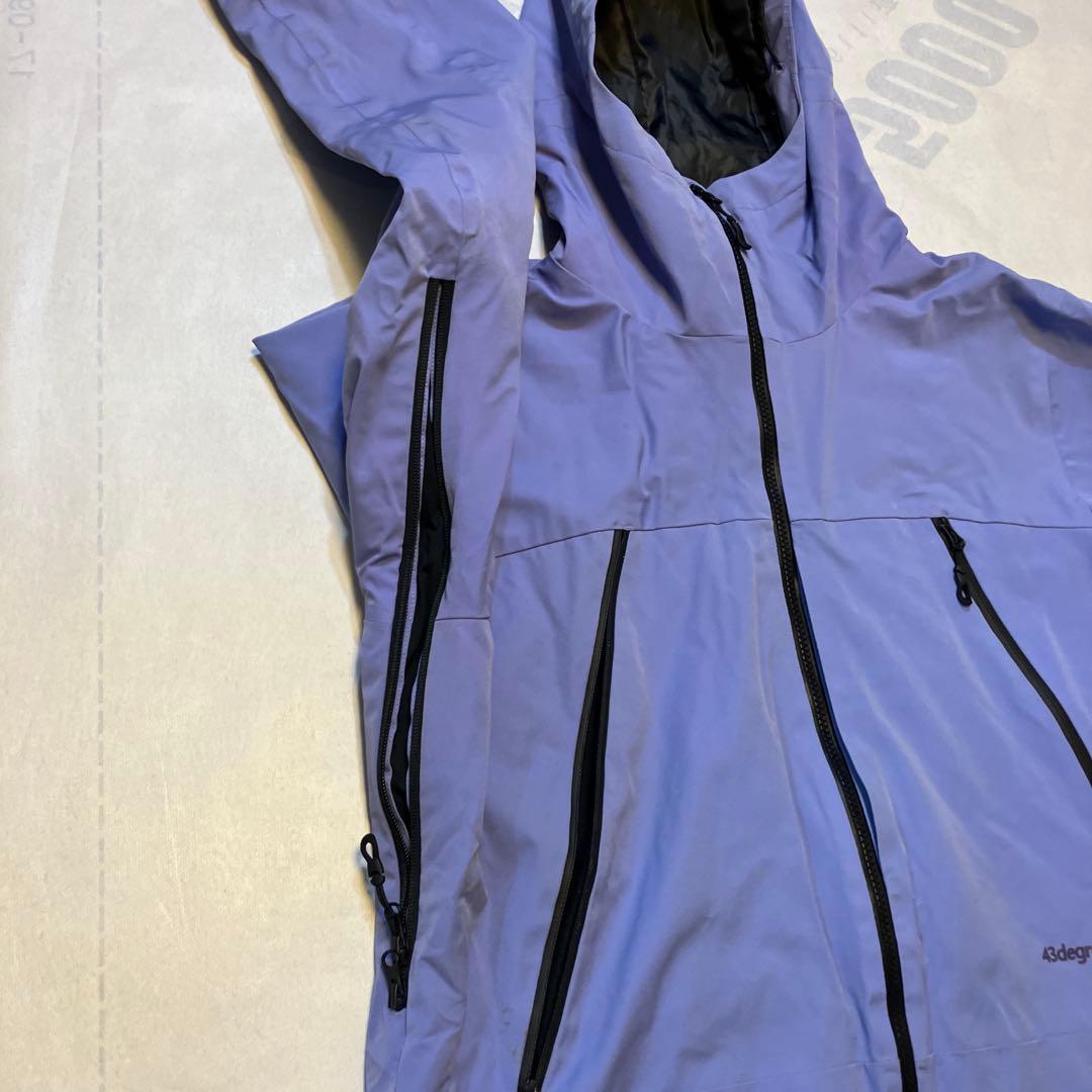 43degrees FS SB2005 L-2L 上下セット　防寒中綿入り防水