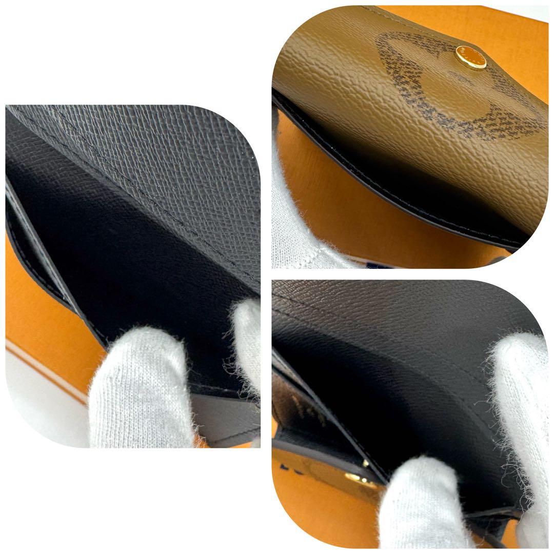 ルイヴィトン モノグラムリバース ポルトフォイユゾエ 折り財布