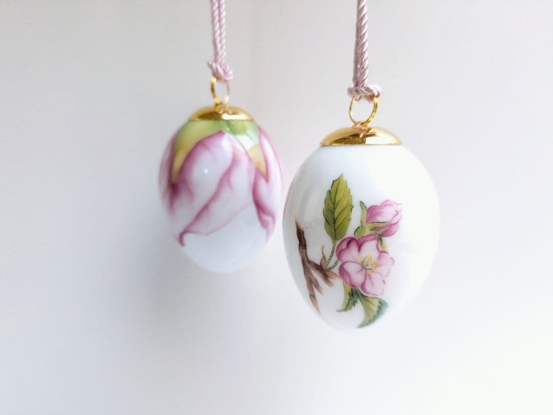 ロイヤルコペンハーゲン　イースターエッグオーナメント　アップルブロッサム＆ペタル