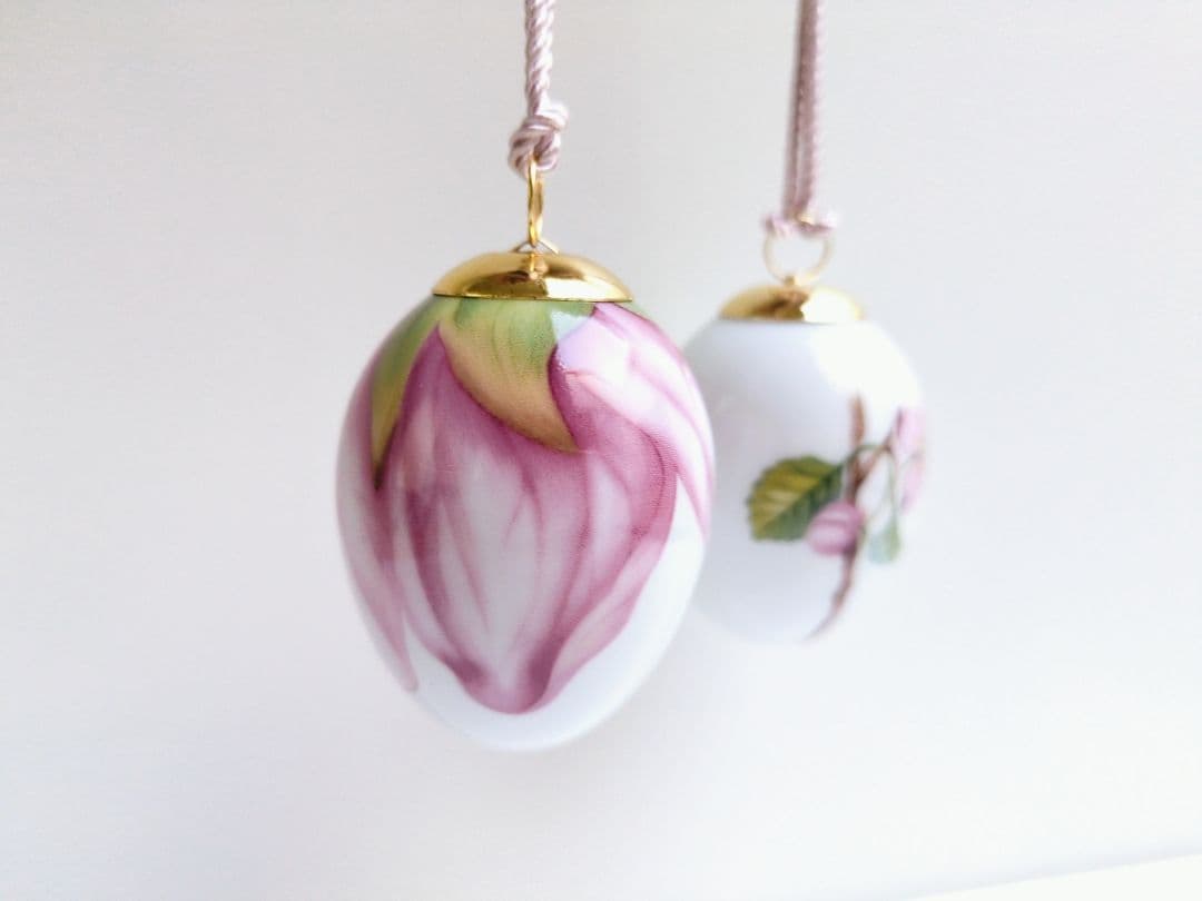 ロイヤルコペンハーゲン　イースターエッグオーナメント　アップルブロッサム＆ペタル