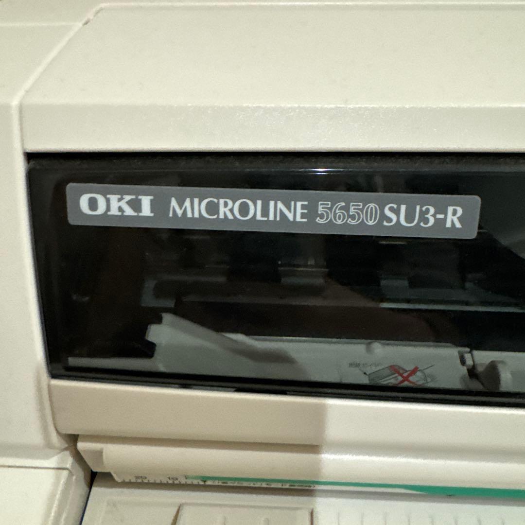 美品☆OKI MICROLINE5650 SU3-R ☆ドットプリンター