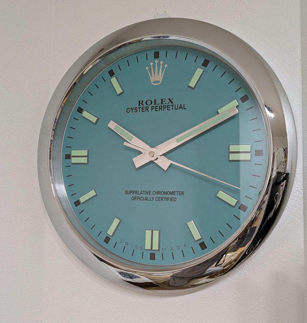 新品未使用　オイスターパーペチュアル　ロレックス　掛け時計　非売品