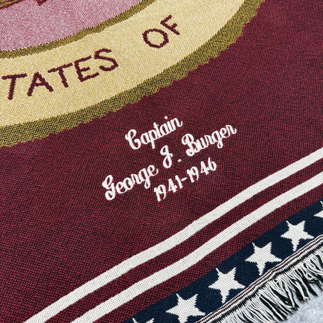 USMC アメリカ海兵隊　シンボル　ロゴ　レトロ　ラグ　カバー　172×114