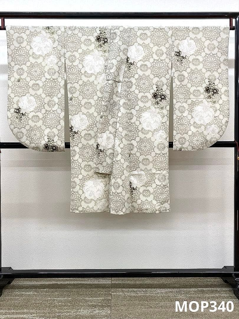 2尺袖 ブランド ポリエステル着物 ジャパンスタイル 金彩 袴用