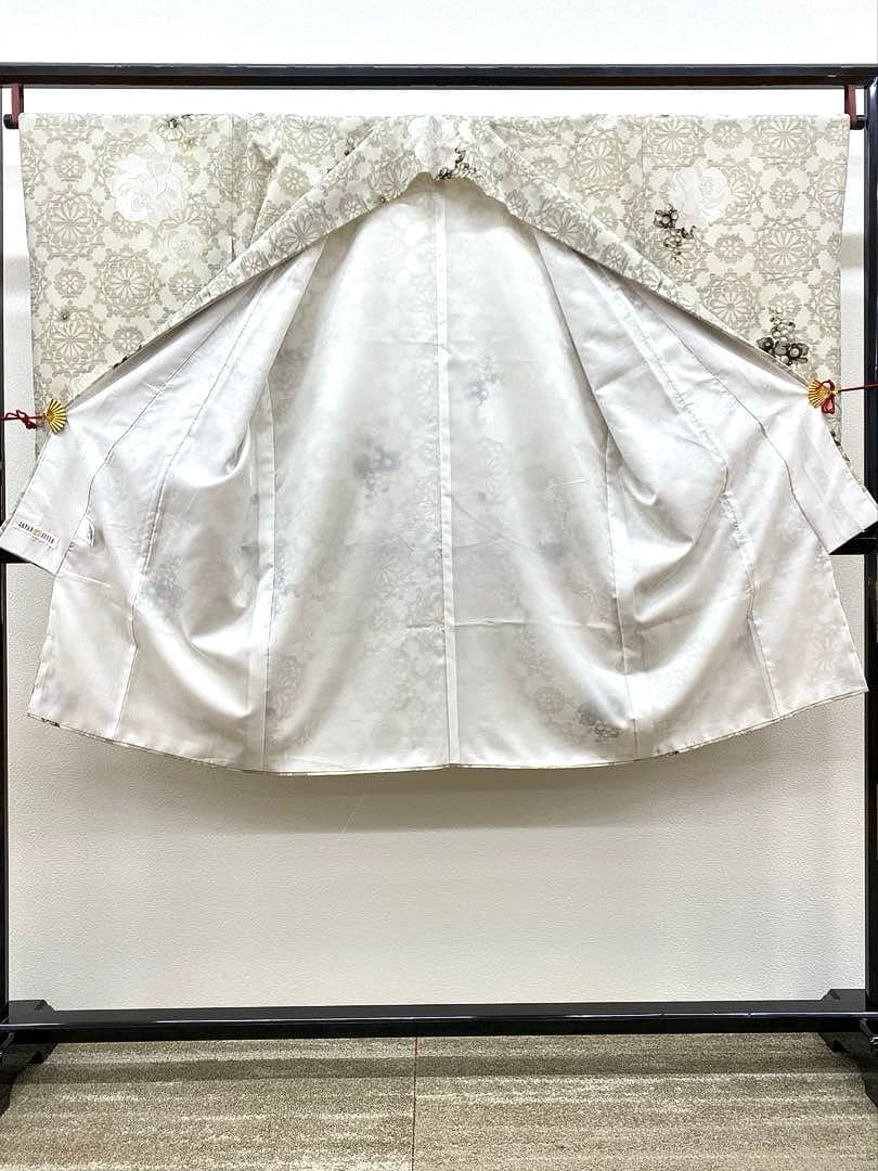 2尺袖 ブランド ポリエステル着物 ジャパンスタイル 金彩 袴用