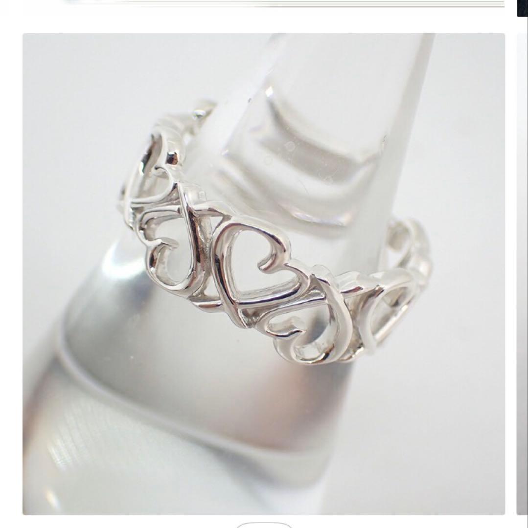 最終価格　ティファニー　ラビングハート　シルバー　指輪　正規品　エタニティリング