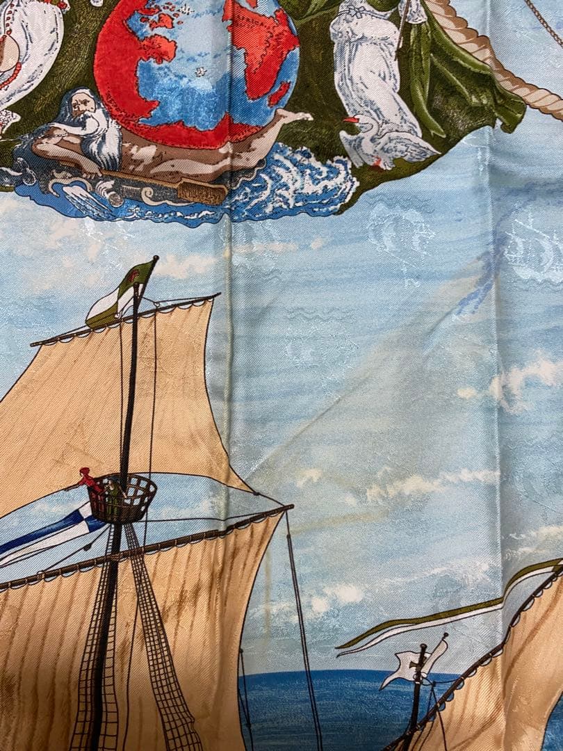 S*n様 エルメスカレ90 コロンブス　アメリカ発見(実家保管品)