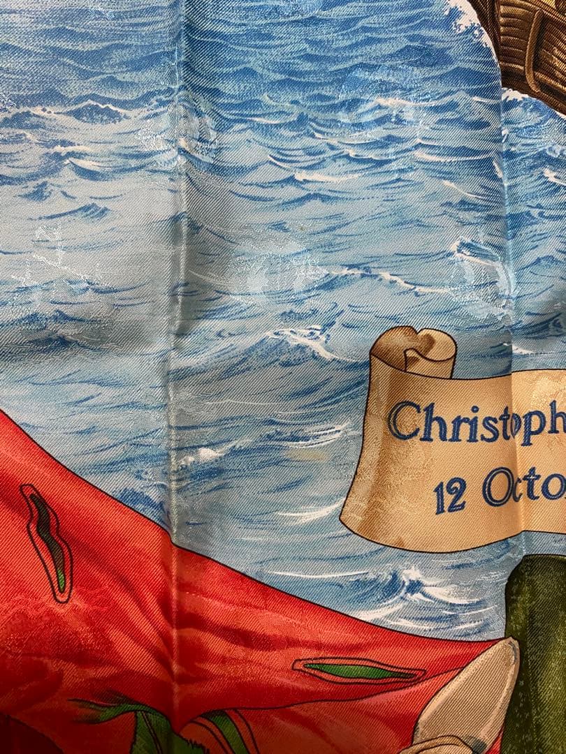 S*n様 エルメスカレ90 コロンブス　アメリカ発見(実家保管品)