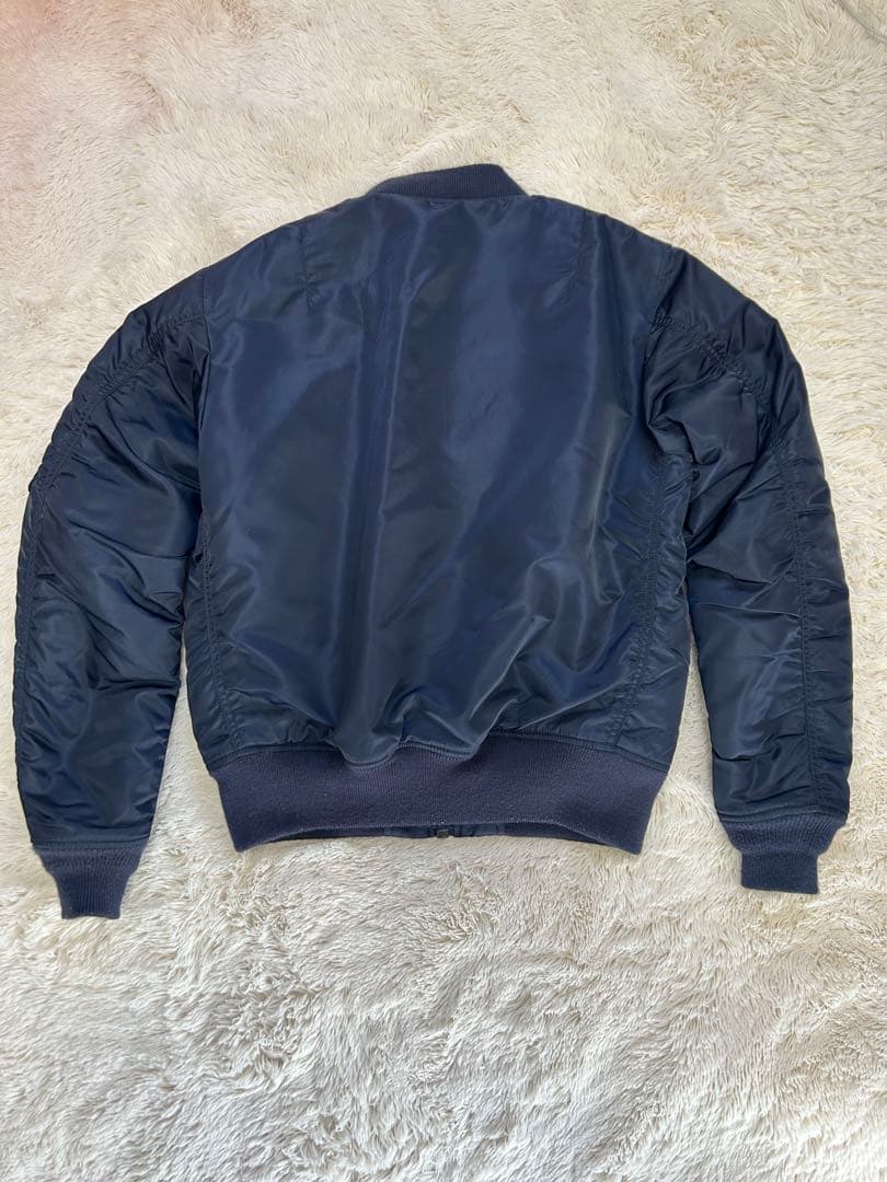 AVIREX MA-1 フライトジャケット ネイビー　Lサイズ