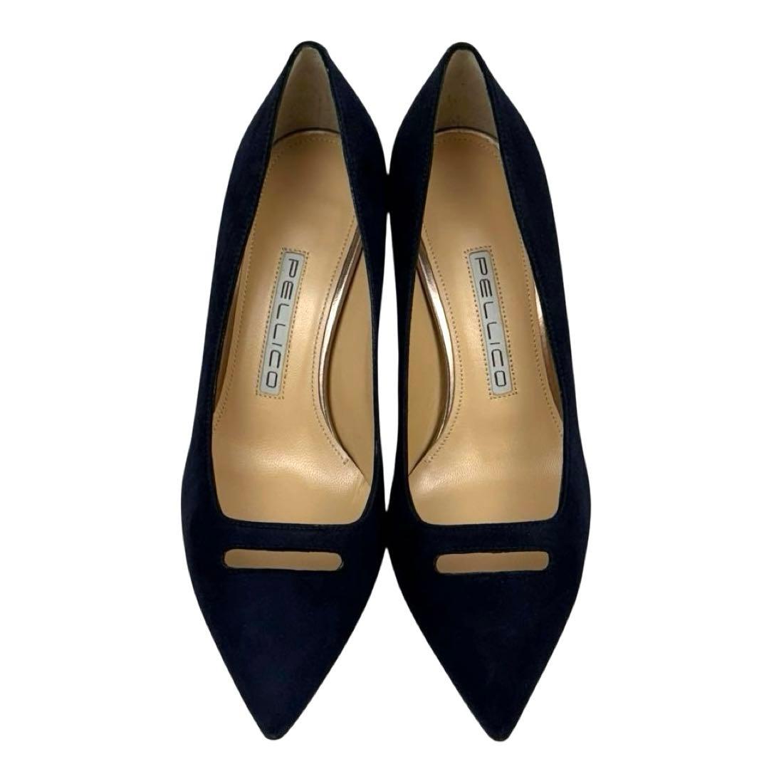 【ほぼ未使用】PELLICO ペリーコ 35 | 22cm ネイビー　アネッリ