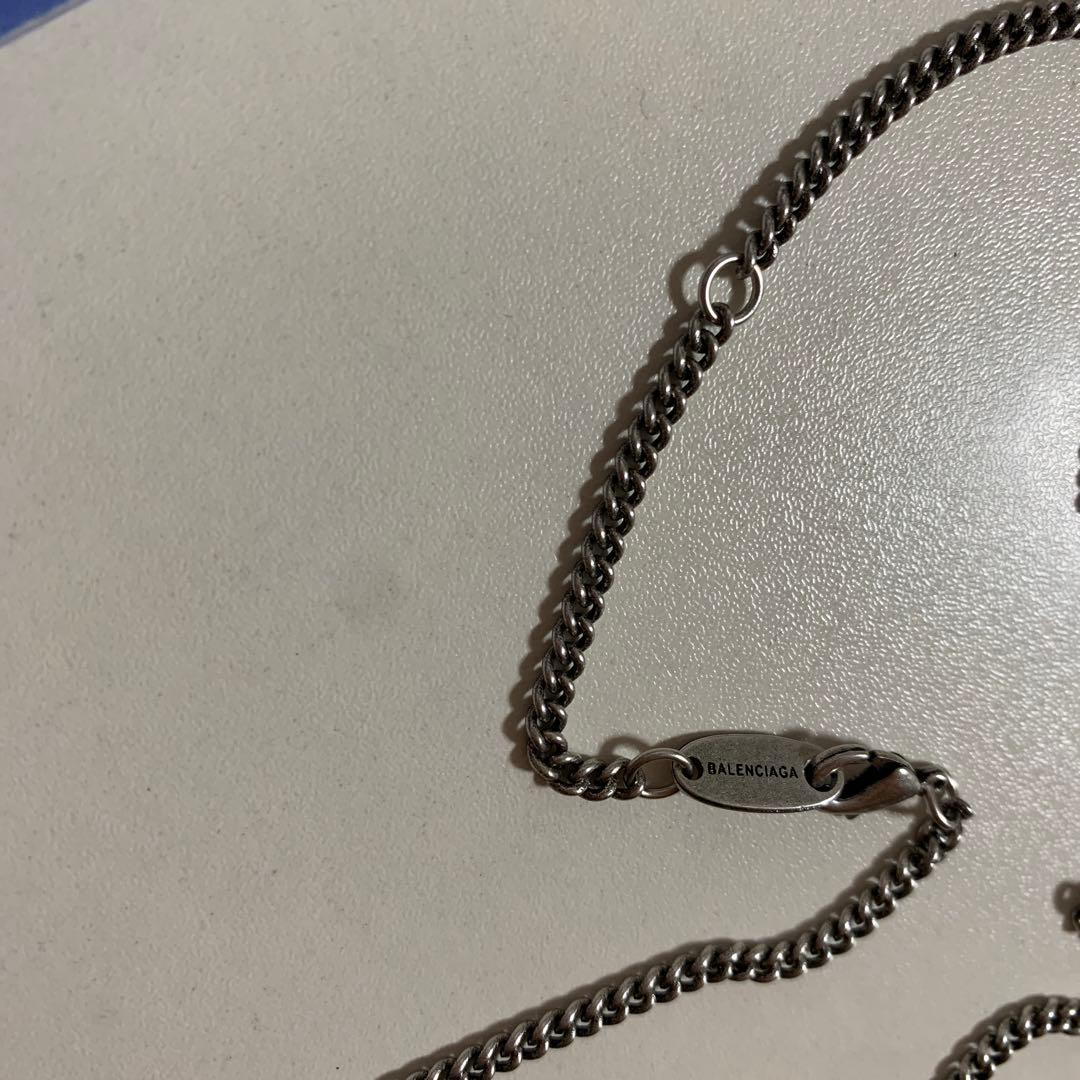 バレンシアガ　balenciaga ネックレス　シルバー