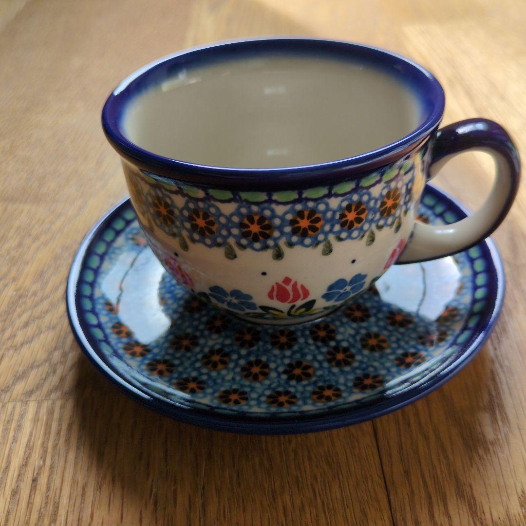 未使用　ポーリッシュポタリー　ポーランド食器　4点セット