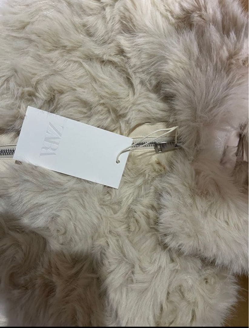 1/29発送ZARA フェイクファーボンバージャケット Sサイズ新品タグ付き