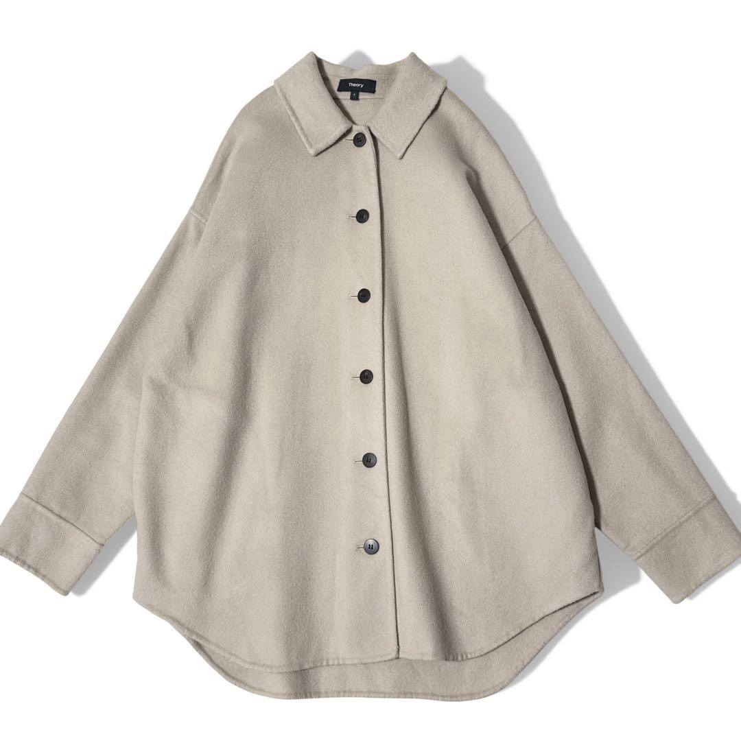 極美品✨️21AW　セオリー　Luxe New Divide シャツジャケット