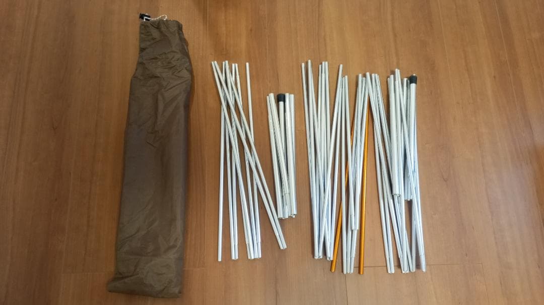  peak アメニティドームSセット　前室用ポール付