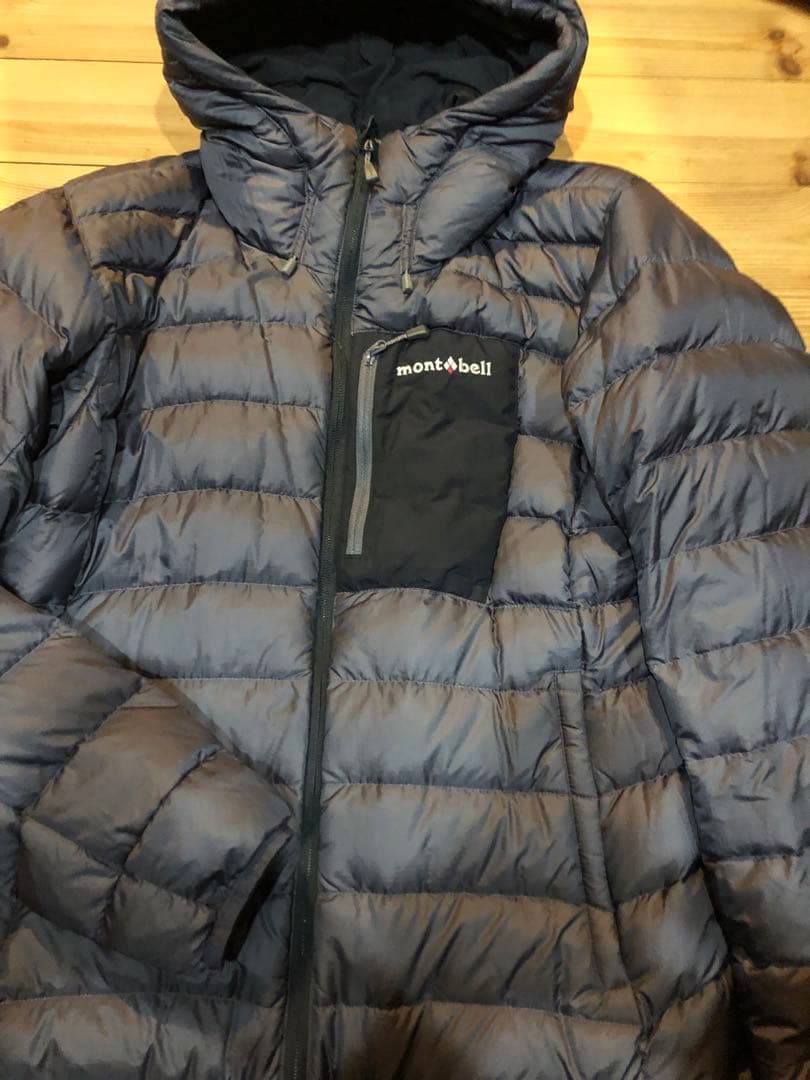 モンベル　リバーシブル　コロラドパーカ ブラック✖️ネイビー　チャコールグレー　Ｌ