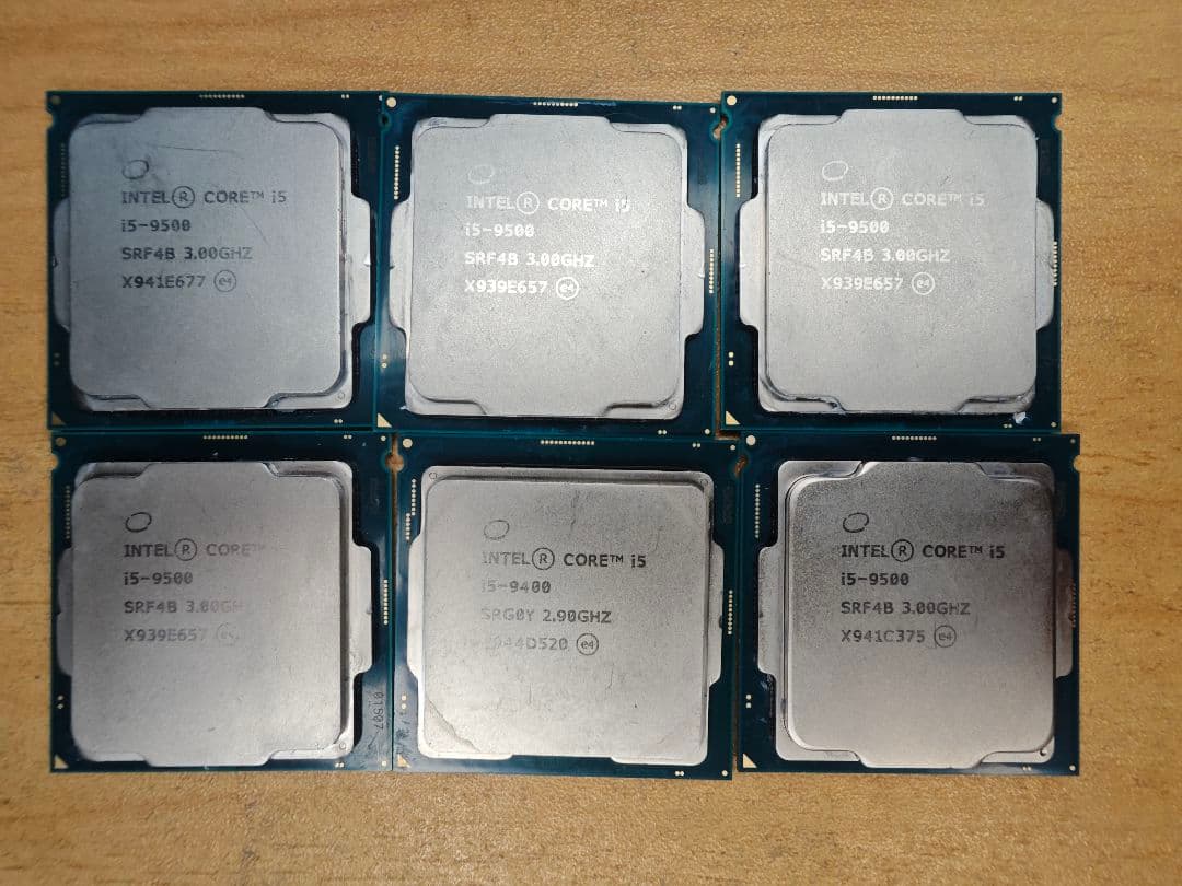 m*o様 Intel Core i5-9500 CPU 6個セット